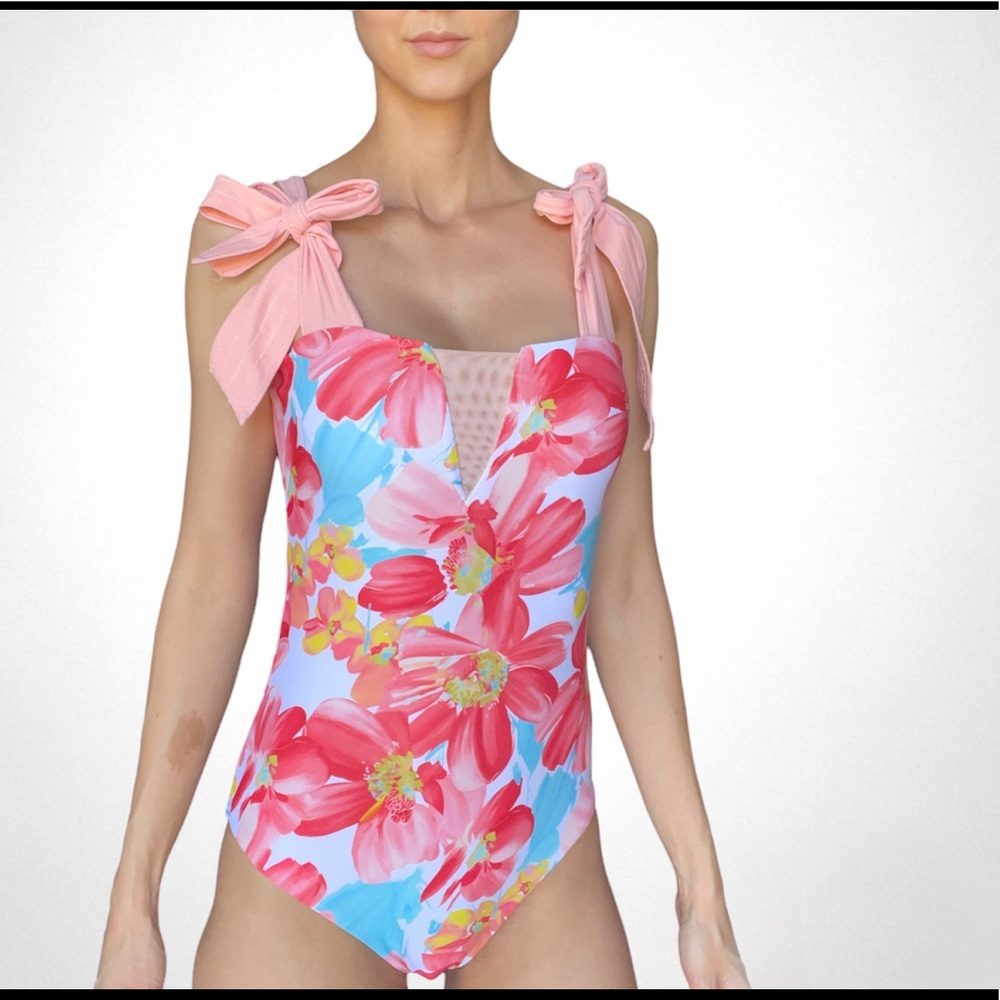 NEW FLORAL SWIMSUIT Large size - Picture 4 of 5